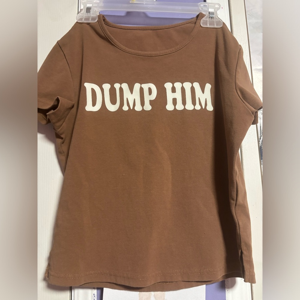 Y2K dump him baby tee